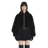 curetty (キュリティー)   C REVERSIBLE FUR LEATHER JACKET_BLACK