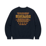 mahagrid (マハグリッド) INTERNATIONAL SWEATSHIRT NAVY(MG2ESMM452A)