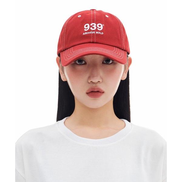 【ARCHIVE BOLD】24SS 939 BASIC 6-PANEL CAP ARCHIVE BOLD (アーカイブボールド) 939 STITCHED 6-PANEL CAP