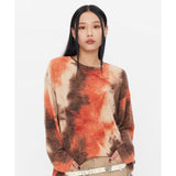 TARGETTO(ターゲット)     TIE DYE KNIT TEE SHIRT_ORANGE