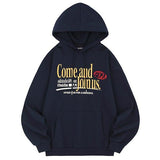 Odd Studio (オッドスタジオ)　Come And Join Us Graphic Over Fit Hoodie - navy