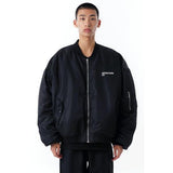 オーワイ(OY) O.S SHIRRING BOMBER MA-1-BLACK