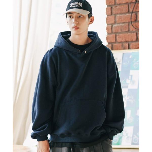 JEMUT (ジェモッ)  Base Overfit Hood Charcoal KJHD2434