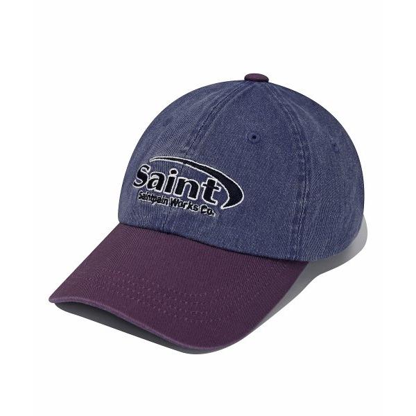 セイントペイン(SAINTPAIN)    SP SAINT LOGO BALL CAP-NAVY