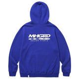 mahagrid (マハグリッド)     DISC LOGO HOODIE BLUE(MG2CFMM421A)