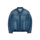 アクメドラビ(acme' de la vi) NEW SYMBOL LOGO BLOUSON SET UP DENIM JACKET BLUE