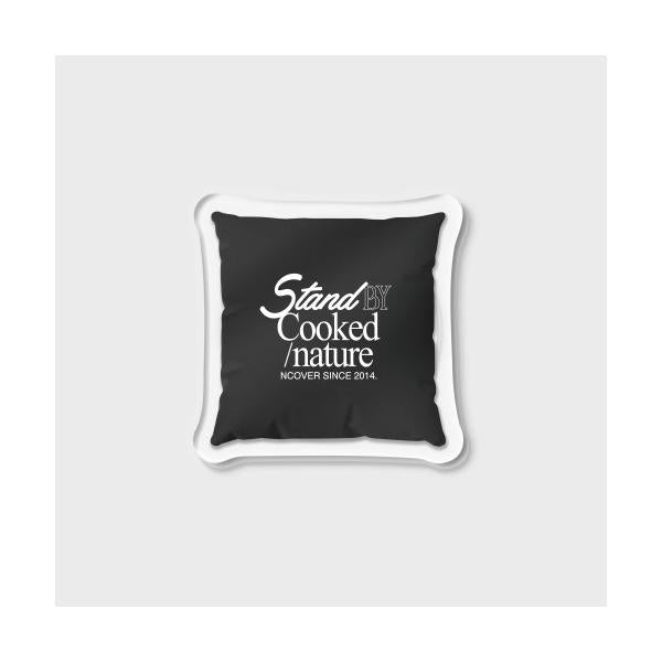 NCOVER（エンカバー） TEXT ON BLACK CUSHION-CLEAR(ACRYLIC TOC)