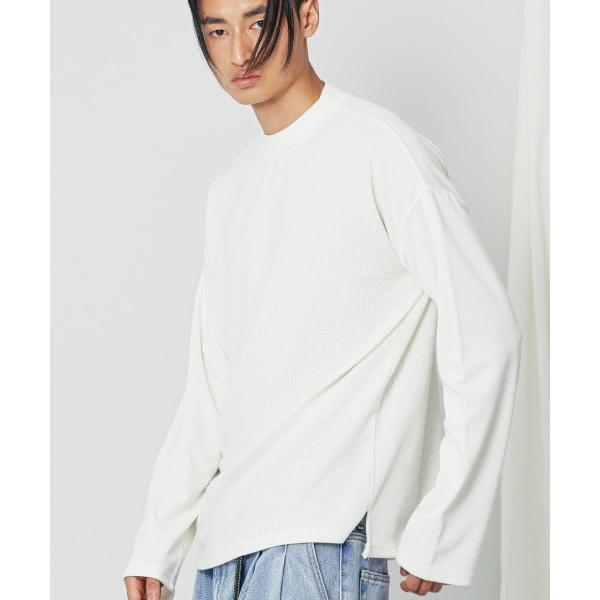 SSY(エスエスワイ) half neck essential long knit sleeve ivory
