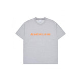 アクメドラビ(acme' de la vi)  SPORTY LOGO EMBROIDERY SHORT SLEEVE T-SHIRT GREY