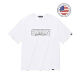 セイントペイン(SAINTPAIN)    SP SNTPN OUT LINE T SHIRTS-WHITE