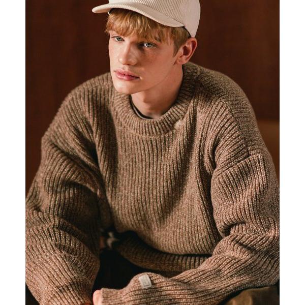 ダブルユーブイプロジェクト(WV PROJECT)   Release Round Knit Cocoa JNKN7635