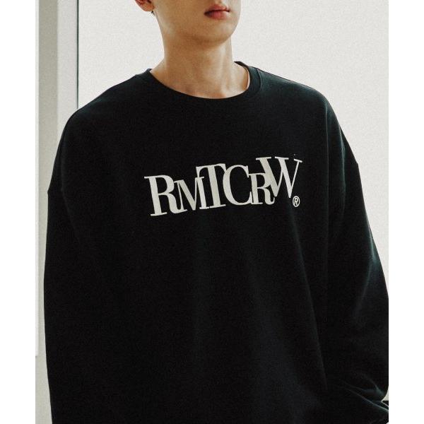 ROMANTIC CROWN(ロマンティック クラウン)    RECENT LOGO SWEAT SHIRT_BLACK