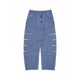 NOMANUAL(ノーマニュアル)    W.D DENIM PANTS - BLUE