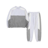 アジョバイアジョ(AJOBYAJO) [SET] Tri Mixed Sweat SET [MELANGE GREY]