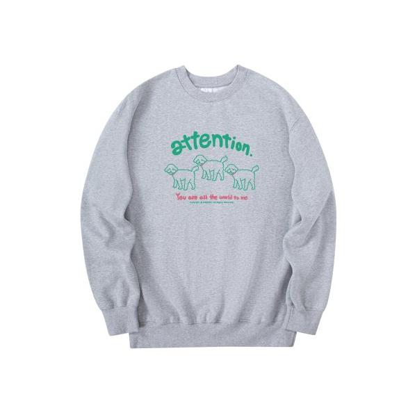 RADINEO (ラディネオ)　 ATTENTION SWEATSHIRTS GREY