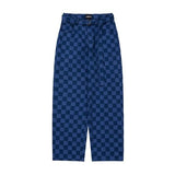 アジョバイアジョ(AJOBYAJO) Checkerboard Denim Pants [BLUE]