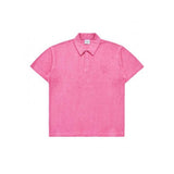 アクメドラビ(acme' de la vi) A LOGO EMBLEM TERRY COLLAR SHORT SLEEVE T-SHIRT PINK