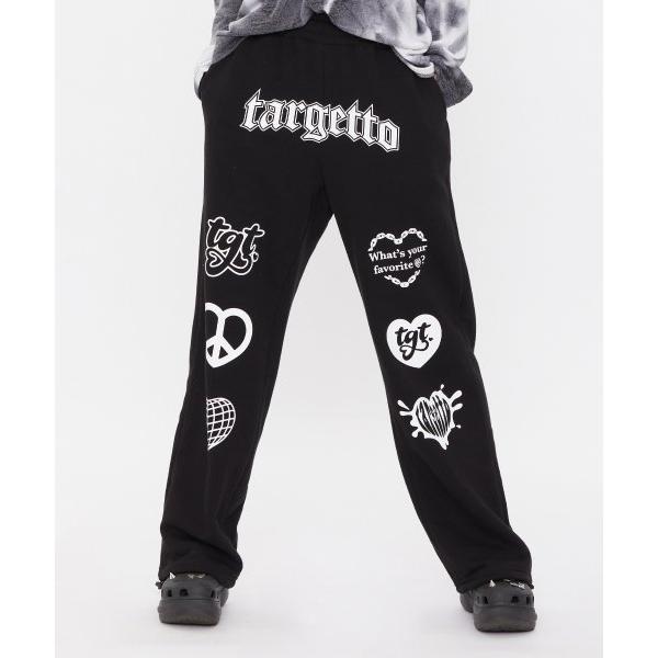 TARGETTO(ターゲット)     HEART ARCHIVE SWEAT PANTS_BLACK