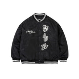 アジョバイアジョ(AJOBYAJO) Nylon Baseball Jacket [BLACK]