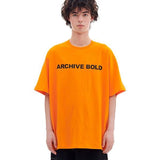 ARCHIVE BOLD (アーカイブボールド)　BASIC LOGO T-SHIRTS (ORANGE)