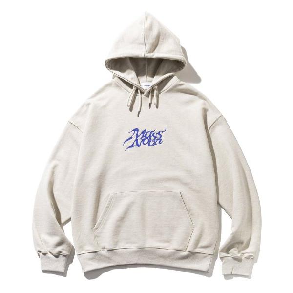 マスノウン(MASSNOUN)     FLAME LOGO OVERSIZED HOODIE MFTHD005-OT
