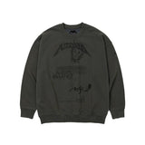 アジョバイアジョ(AJOBYAJO) [PBA] AJOLICA Collage Sweatshirt [CHARCOAL]