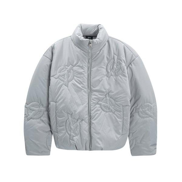 オーワイ(OY) 		LOGO QUILTED PADDING JUMPER-GRAY