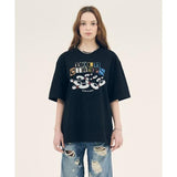 ボーンチャンプス(BORN CHAMPS)   RETRO 8 PIN TEE B23ST18BK