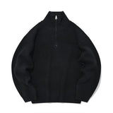 セイントペイン(SAINTPAIN)    SP PBT SOFT HALF ZIP KNIT-BLACK