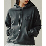 ROMANTIC CROWN(ロマンティック クラウン)     LOVE HOODIE_CHARCOAL