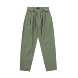 アジョバイアジョ(AJOBYAJO)             Two Tuck Nylon Baggy Pants [KHAKI]