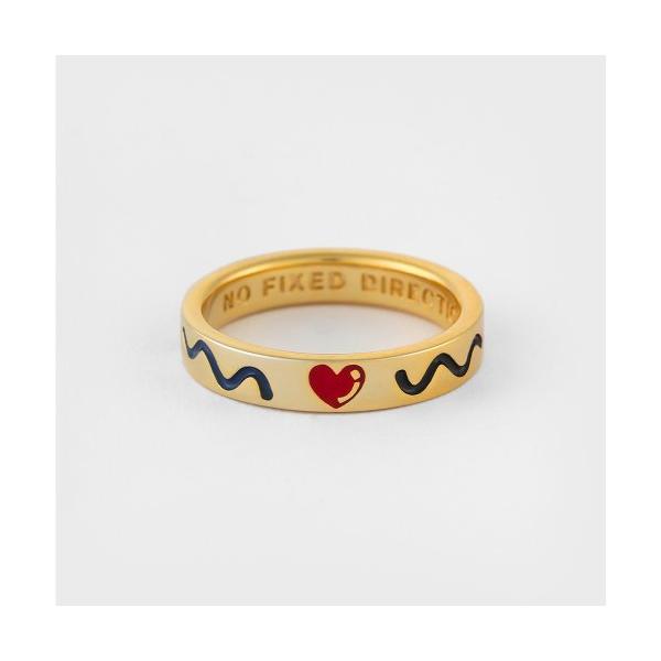 Nonenon(ノンノン) DOODLE RNG(4mm) SILVER925(18K GOLD PLATED)