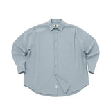 A NOTHING (エーナッシング) EARTH-COLOR PLEATS SHIRT (Cloudy Sky)