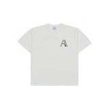 アクメドラビ(acme' de la vi)  TWO TONE A LOGO SHORT SLEEVE T-SHIRT CREAM