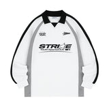 Odd Studio (オッドスタジオ) Strike Sporty Football Long Sleeve - white