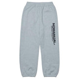 NOMANUAL(ノーマニュアル)  D.R LOGO SWEATPANTS - MELANGE