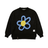 STIGMA(スティグマ) 22 FLOWER OVERSIZED KNIT SWEATER BLACK