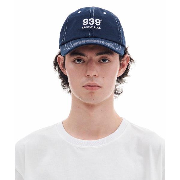 【ARCHIVE BOLD】24SS 939 BASIC 6-PANEL CAP ARCHIVE BOLD (アーカイブボールド) 939 STITCHED 6-PANEL CAP