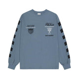 mahagrid (マハグリッド) W.C.S RACING WAFFLE LS TEE BLUE(MG2DFMT557A)