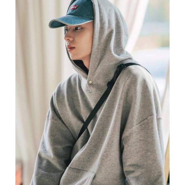 JEMUT (ジェモッ)  Base Overfit Hood Gray KJHD2434