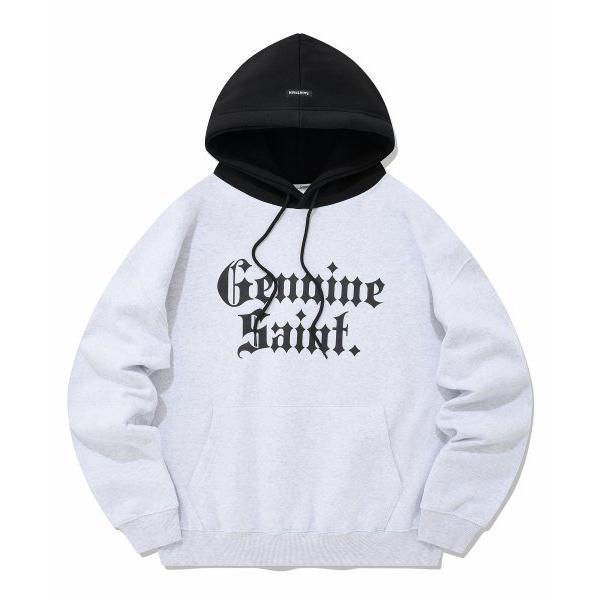セイントペイン(SAINTPAIN)    SP GENUINE SAINT HOOD-ASH MELANGE