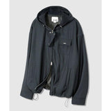 SSY(エスエスワイ) FRONT ARCH COVER HOODIE BLOUSON GREY
