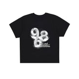 MYDEEPBLUEMEMORIES(マイディープブルーメモリーズ)      986 hotfix t-shirts in black