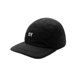 オーワイ(OY)  NYLON LOGO CAMP CAP-BLACK