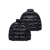 アクメドラビ(acme' de la vi)  BASIC LOGO OVERSIZE SHORT DUCK DOWN JACKET BLACK