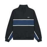 mahagrid (マハグリッド) DOT LOGO EMB HALF ZIP-UP BLACK(MG2DFMM460A)