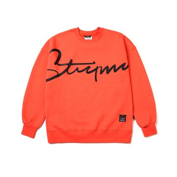 STIGMA(スティグマ) 22 SMILE OVERSIZED HEAVY SWEAT CREWNECK