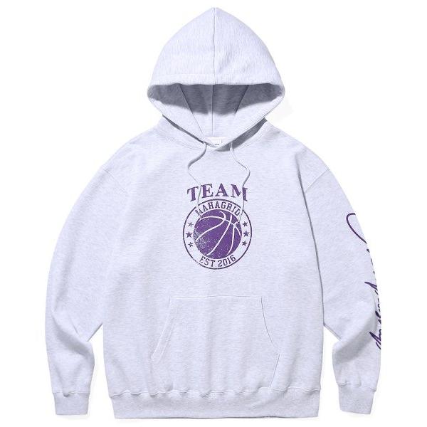 mahagrid (マハグリッド)     BASKETBALL CHAMPS HOODIE LIGHT GREY(MG2CFMM410A)