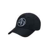 アクメドラビ(acme' de la vi) CIRCLE NEW SYMBOL NYLON BALL CAP BLACK