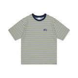 mahagrid (マハグリッド)     MGD STRIPED TEE GREEN(MG2DMMT535A)